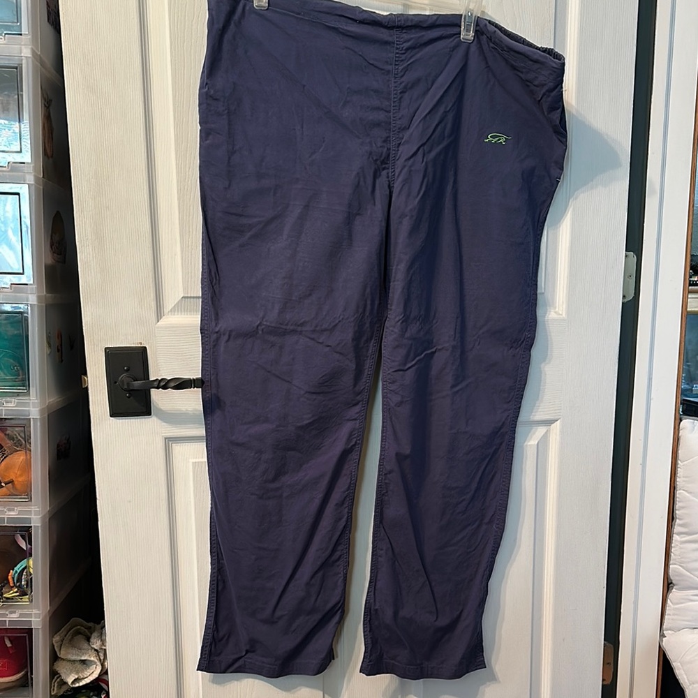 Iguanamed scrub pant blue 2X unisex